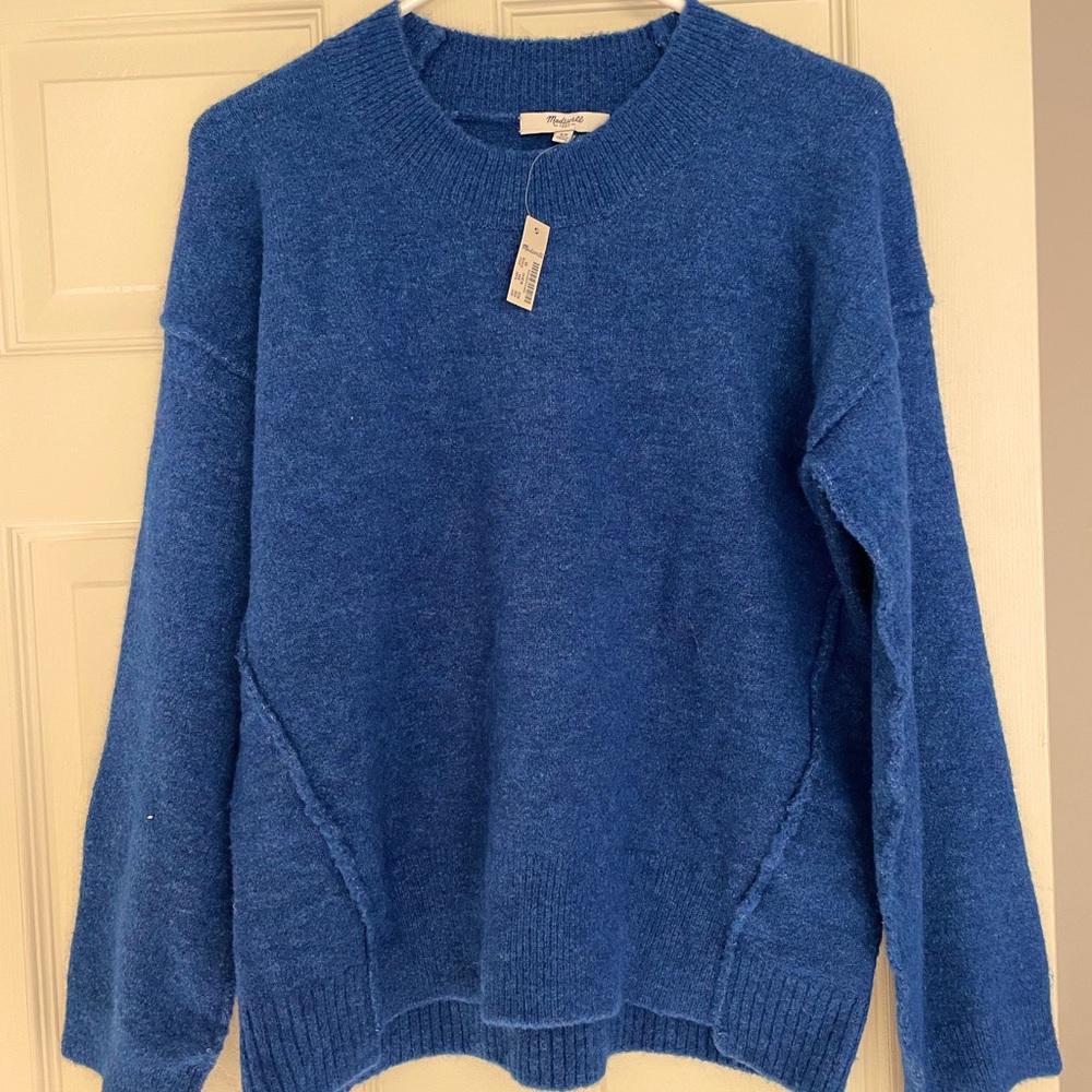 MADEWELL XS blue sweater. NWT